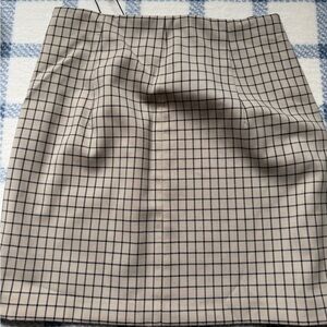 NWT - Theory Checkered Pencil Skirt